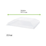 RAMBO Clear PET Lid for Silver Mini Dish 2.3oz D:2.8in - 100 pcs RAMBO Clear PET Lid for Silver Mini Dish 2.3oz D:2.8in - 100 pcs